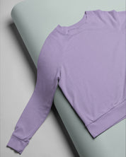 Iris lavender plain sweatshirt for men and women online - Muselot