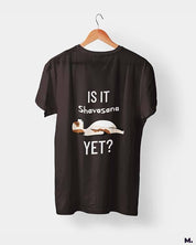 printed t shirts - Is it shavasana yet?  - MUSELOT