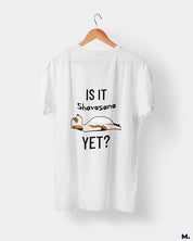 printed t shirts - Is it shavasana yet?  - MUSELOT