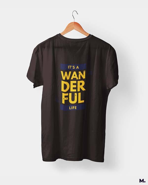 printed t shirts - It's a wanderful life  - MUSELOT
