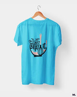 Just beat it printed t shirts