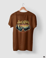 printed t shirts - Just ride mountain bike  - MUSELOT