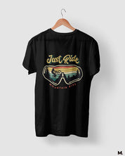 printed t shirts - Just ride mountain bike  - MUSELOT