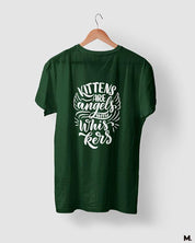 printed t shirts - Kittens are angels  - MUSELOT