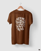 Kittens are angels printed t shirts