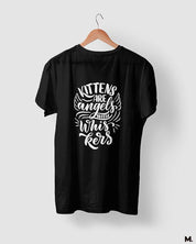 printed t shirts - Kittens are angels  - MUSELOT