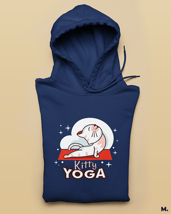Printed hoodies - Kitty yoga  - Muselot