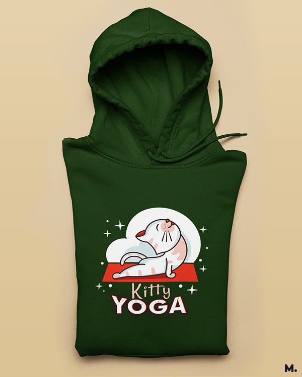 Printed hoodies - Kitty yoga  - Muselot