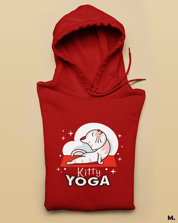 Printed hoodies - Kitty yoga  - Muselot