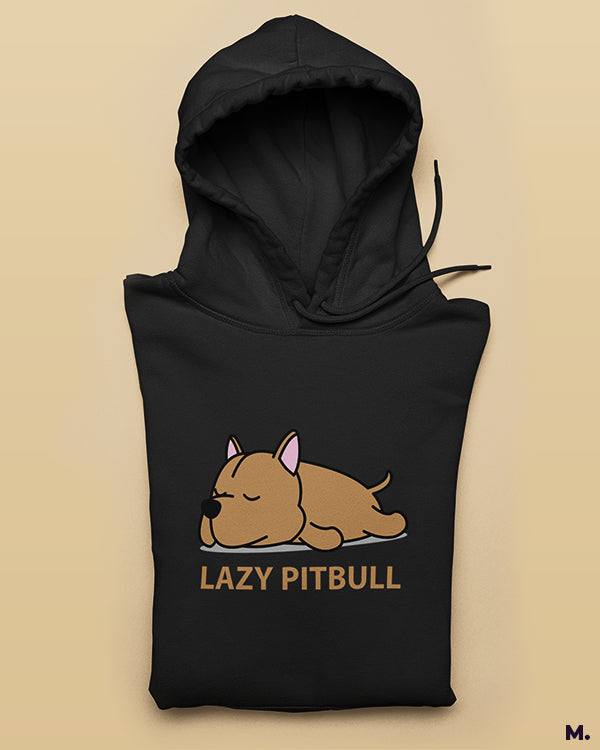 Printed hoodies - Lazy pitbull  - Muselot
