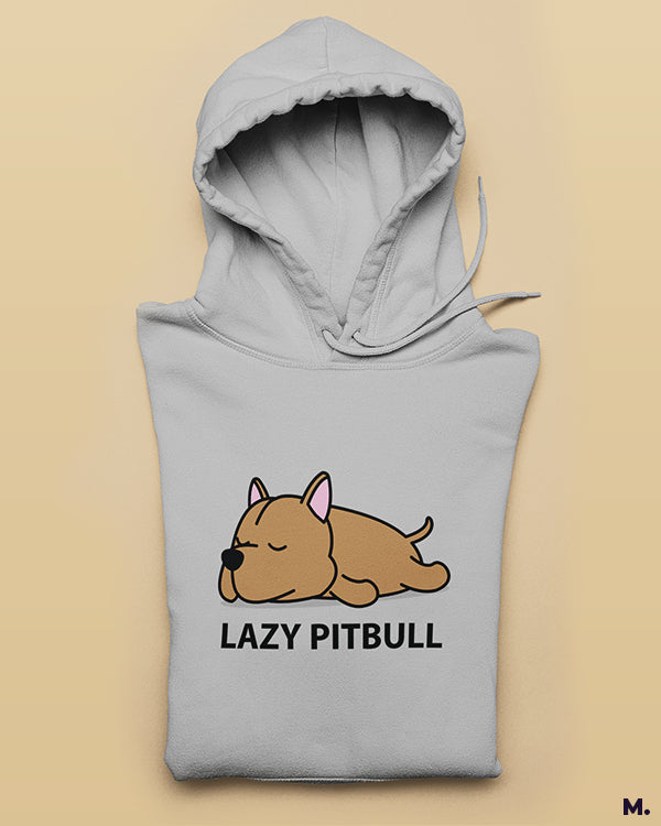 Printed hoodies - Lazy pitbull  - Muselot