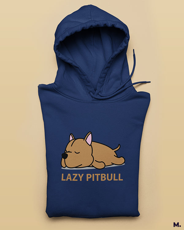 Printed hoodies - Lazy pitbull  - Muselot