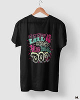 Life is short, hug your dog printed t shirts