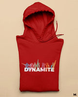 Life is dynamite printed hoodies