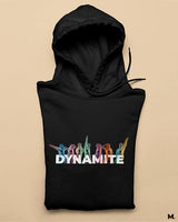 Life is dynamite printed hoodies