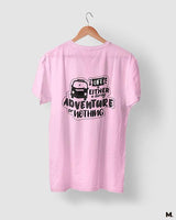 Life is a daring adventure printed t shirts