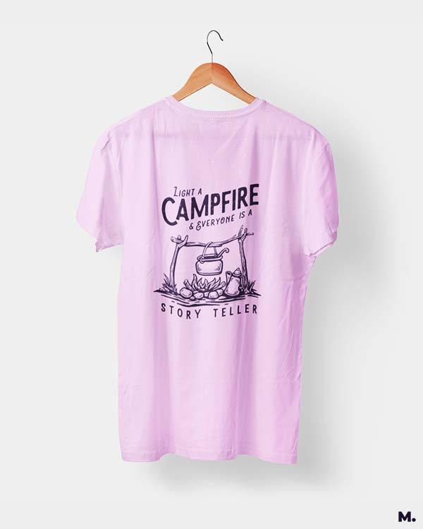 printed t shirts - Campfire makes us a storyteller  - MUSELOT