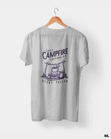 Campfire makes us a storyteller printed t shirts