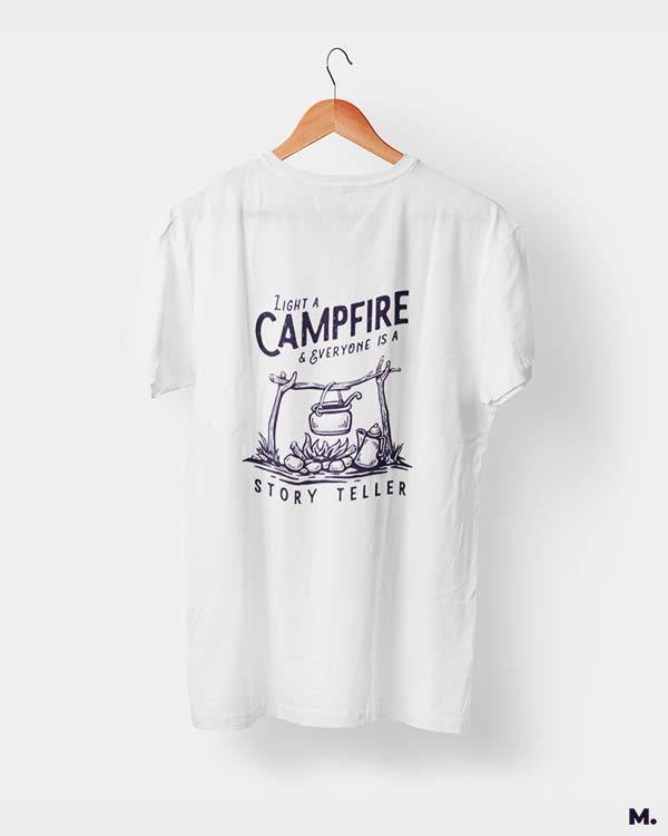 printed t shirts - Campfire makes us a storyteller  - MUSELOT