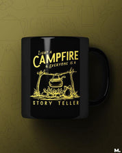 Printed mugs - Campfire makes you a storyteller  - MUSELOT