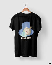 printed t shirts - Little yogi natarajasana  - MUSELOT