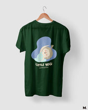 printed t shirts - Little yogi natarajasana  - MUSELOT