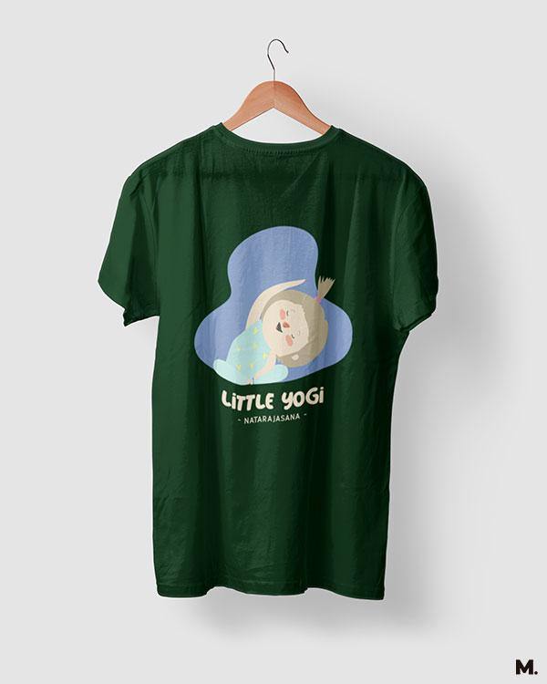 printed t shirts - Little yogi natarajasana  - MUSELOT