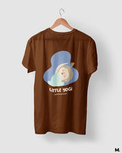 printed t shirts - Little yogi natarajasana  - MUSELOT