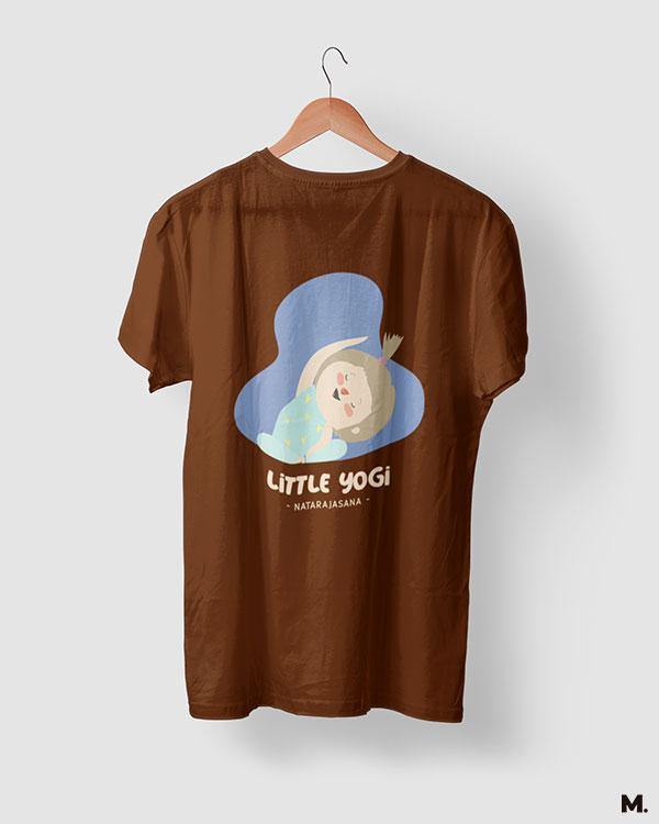 printed t shirts - Little yogi natarajasana  - MUSELOT