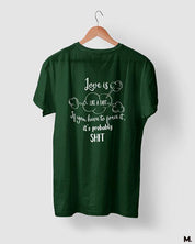 printed t shirts - Love is like a fart  - MUSELOT