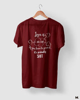Love is like a fart printed t shirts