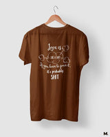 Love is like a fart printed t shirts