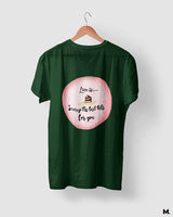 Love is saving last bite for you printed t shirts
