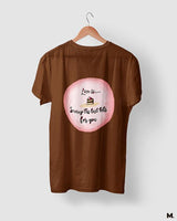 Love is saving last bite for you printed t shirts