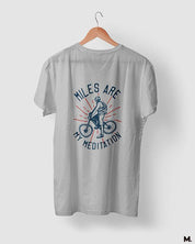 printed t shirts - Miles are my meditation  - MUSELOT