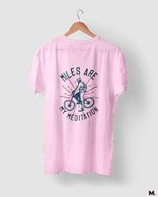 printed t shirts - Miles are my meditation  - MUSELOT