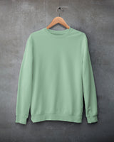 Mint green plain sweatshirt