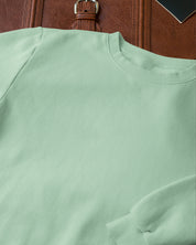 Mint green plain sweatshirts for men and women online - Muselot