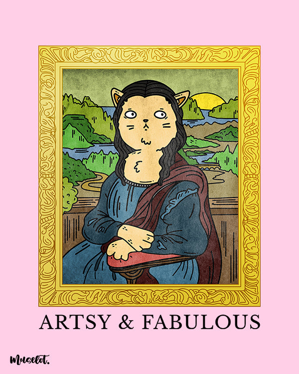 Artsy and fabulous printed design illustration at Muselot