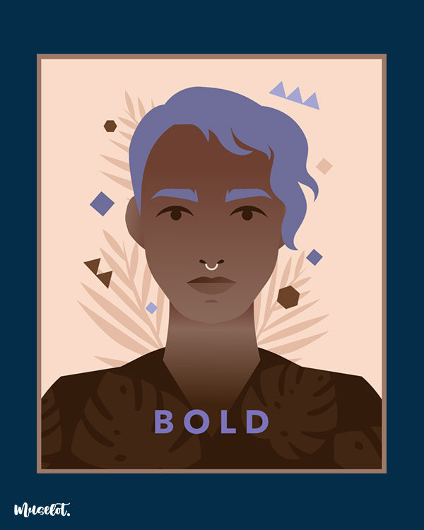 Bold printed t shirts for lgbtq and queer pride 