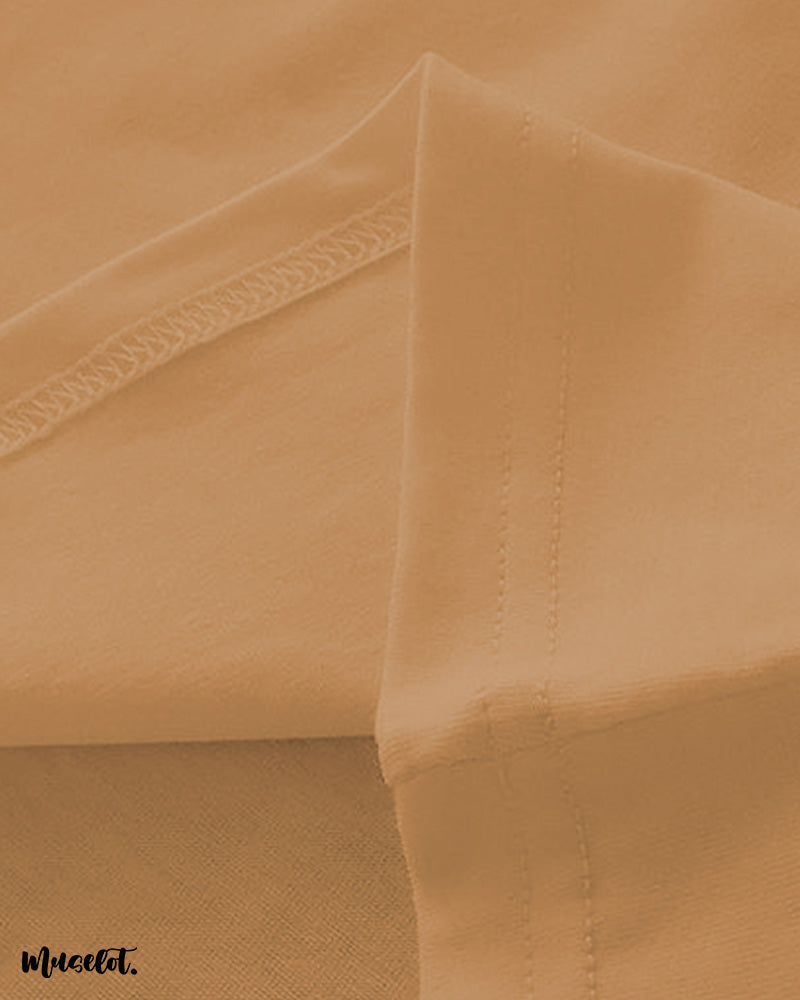 Muselot's mustard yellow t shirt fabric