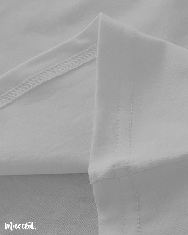 Muselot's melange grey t shirt fabric