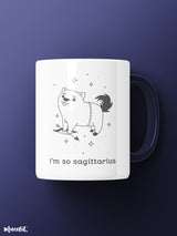 I am so saggitarius printed mugs