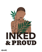 Inked and proud body positive graphic illustration at Muselot