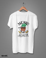 Music makes it better printed t shirts