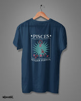 Pisces tender person printed t shirts