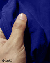 Muselot's royal blue t shirt fabric