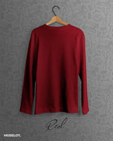 Full sleeves red t shirt