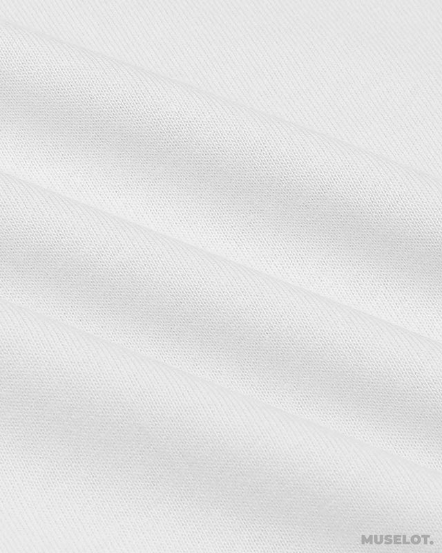 Plain white womens t shirt in round neck and half sleeves - MUSELOT