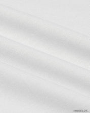 Crop t shirts for women - White plain cropped t shirt fabric - MUSELOT